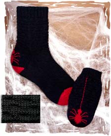 Along Came a Spider Sox Pattern by Patti Pierce Stone