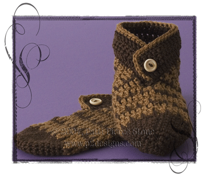 Crochet Pattern Central - Free Slipper And Sock Crochet Pattern